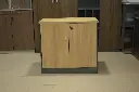 armoire basse à 3 portes battantes