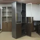 Placard deux battants semi vitré