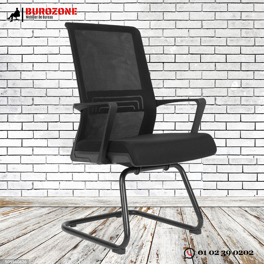 Chaise visiteur en filet haut gamme