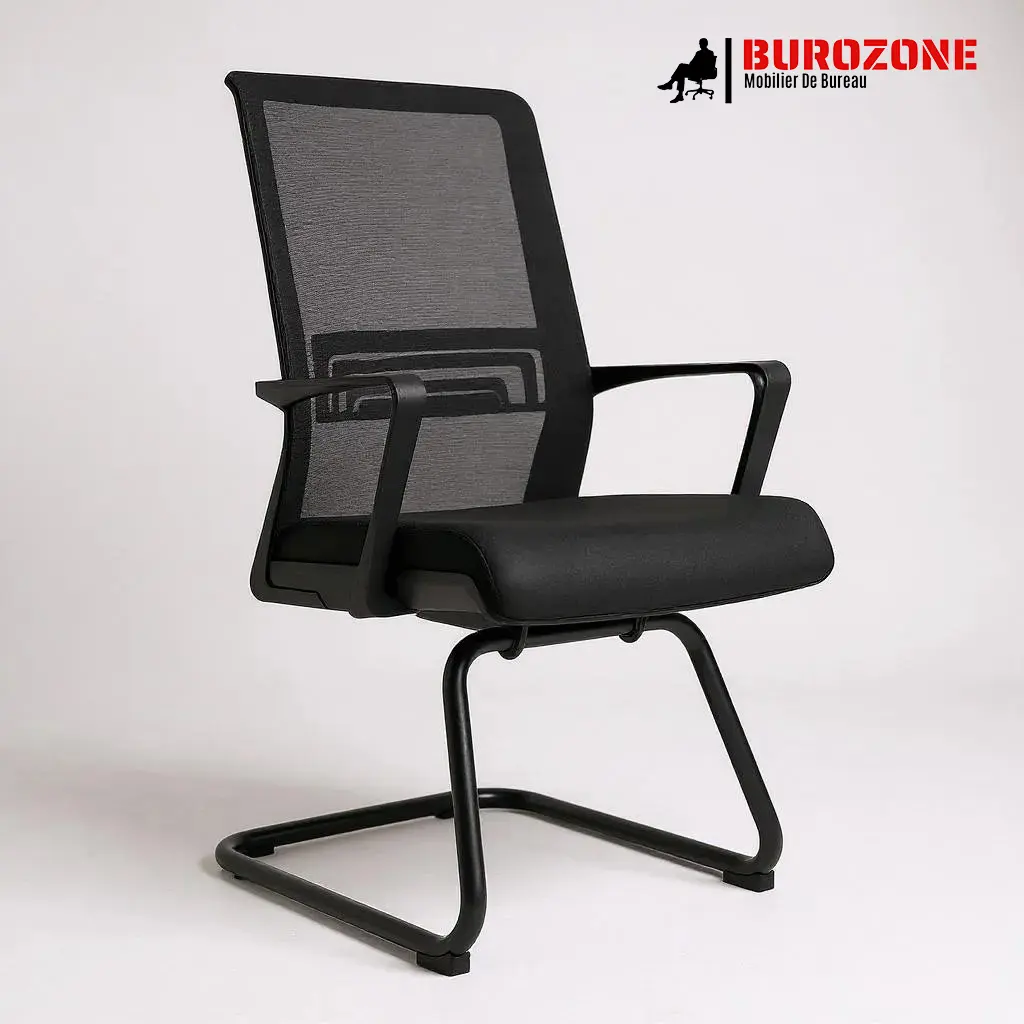 [K1BV01] Chaise visiteur en filet haute gamme