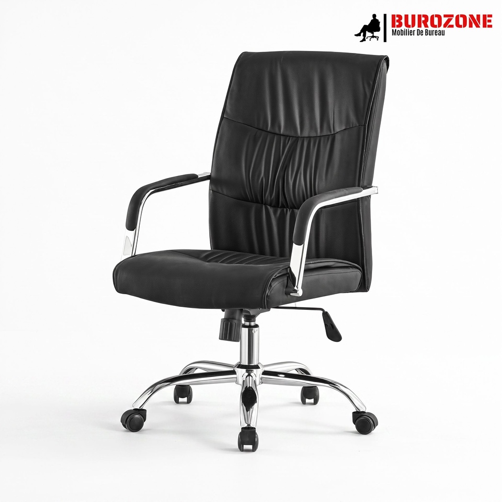 [107H] Fauteuil de bureau Responsable / Agent en simili cuir