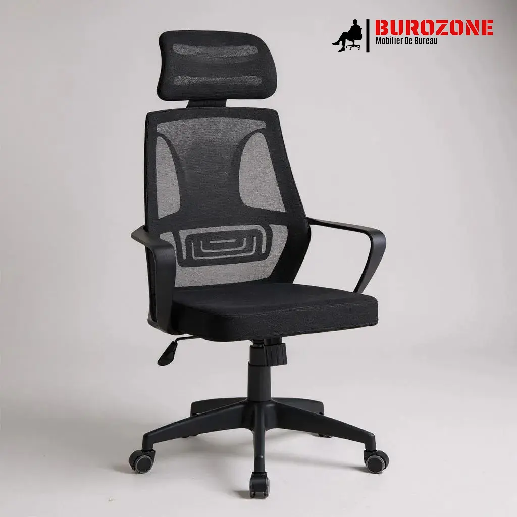 [MC089] Fauteuil agent/directeur en filet noir
