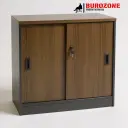 Petit placard battant coulissant beige/gris, 80*40*75cm