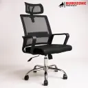 Fauteuil secrétaire filet noir