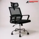 Fauteuil secrétaire filet noir