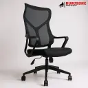 Fauteuil agent en filet noir