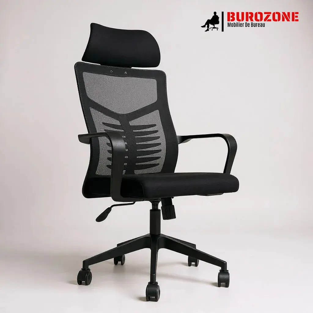 [MC010] Fauteuil agent en filet noir
