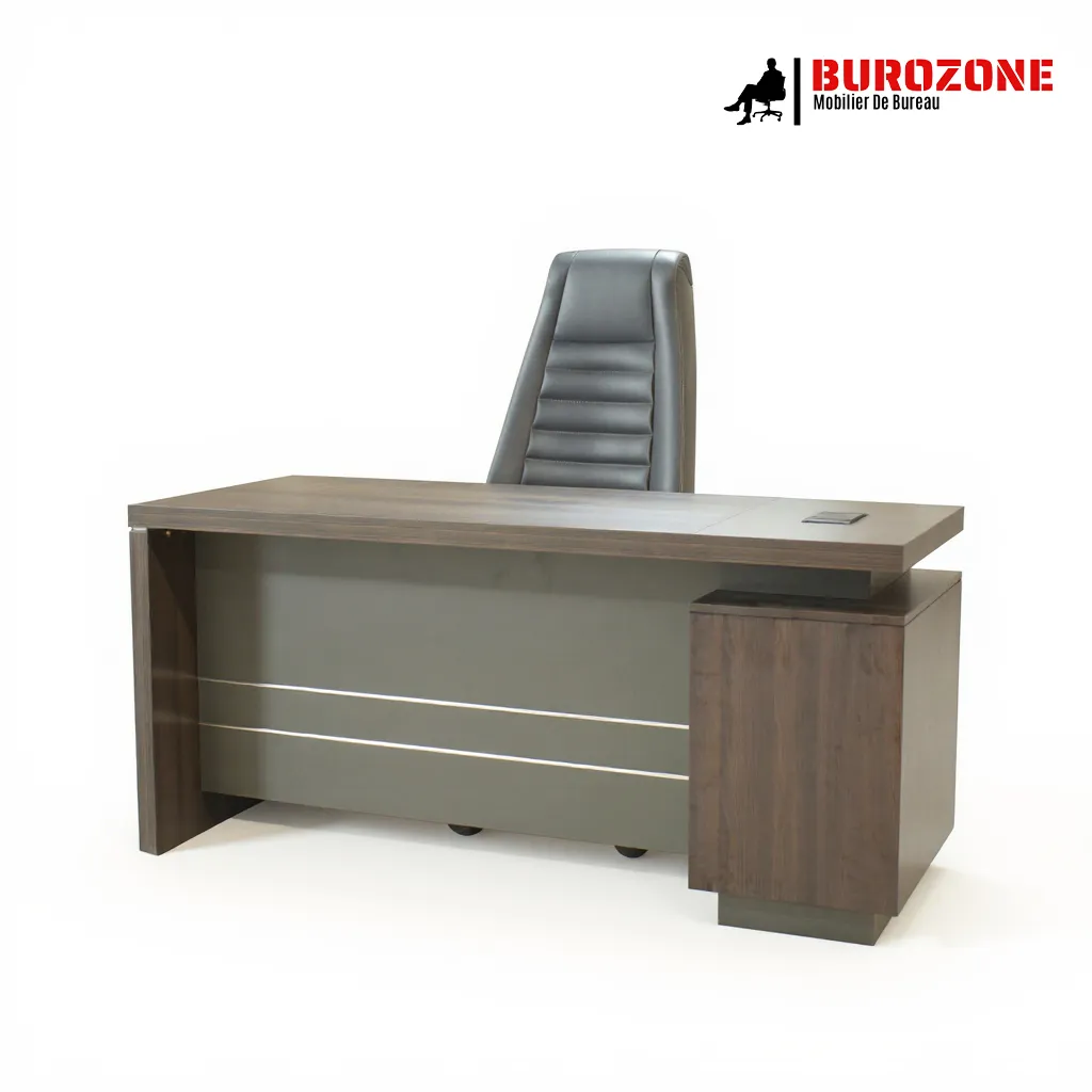 [WN10320] Bureau directeur + retour, 200*160*75cm