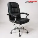 Fauteuil directeur simili cuir noir  