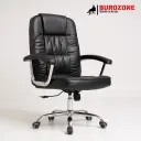Fauteuil directeur simili cuir noir  