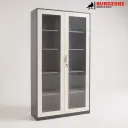 Placard métallique tout vitré 185x90x40cm