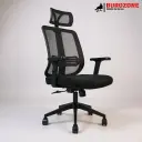 Fauteuil directeur/agent en filet noir