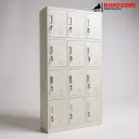 Placard métallique douze portes 180*90*39cm