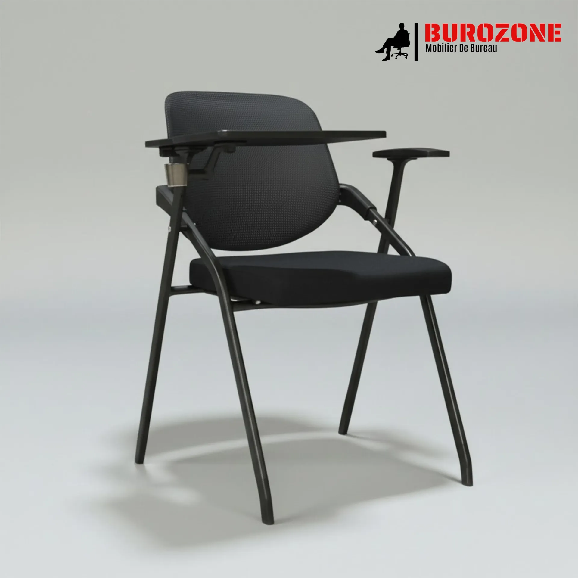 Chaise écritoire avec tablette rabattable pour salle de formation – HK029CLP