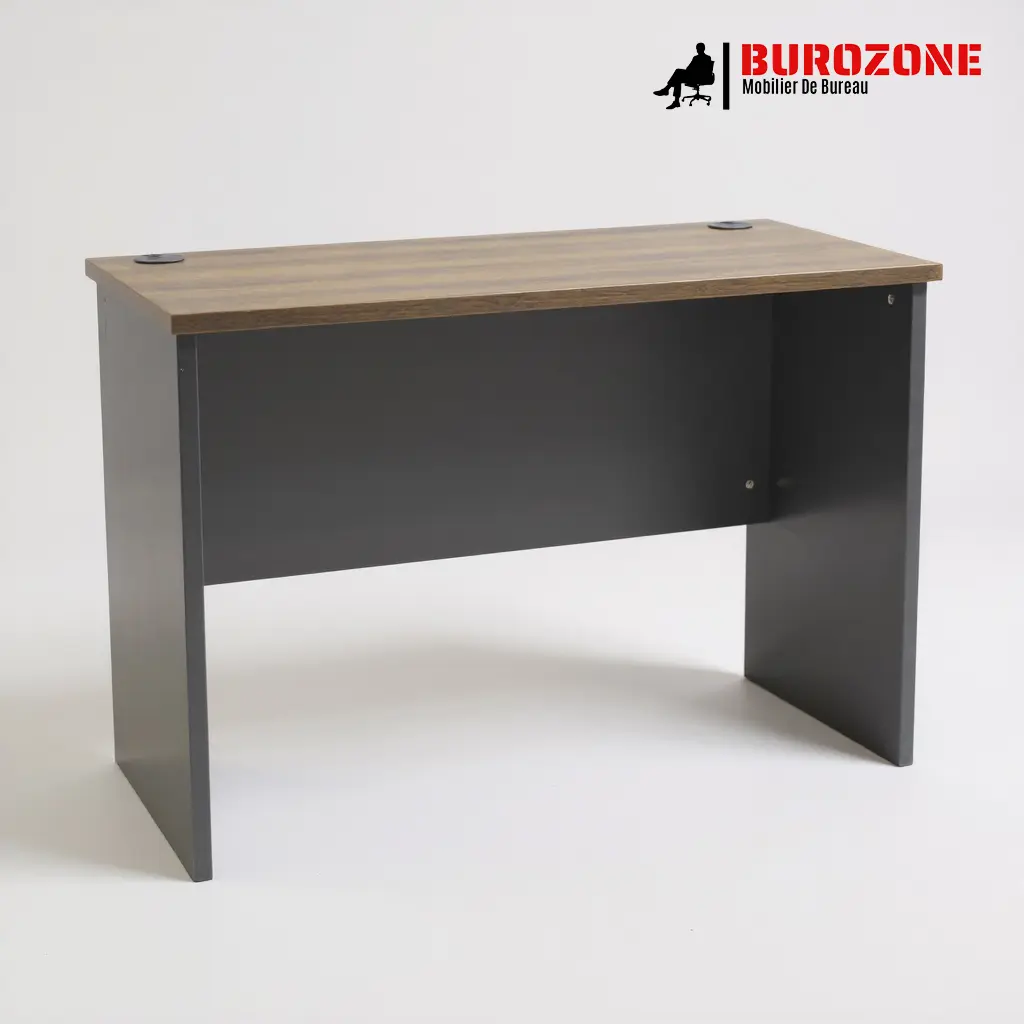 [D-071A-12-933] Bureau agent économique simple marron  120*60*75cm
