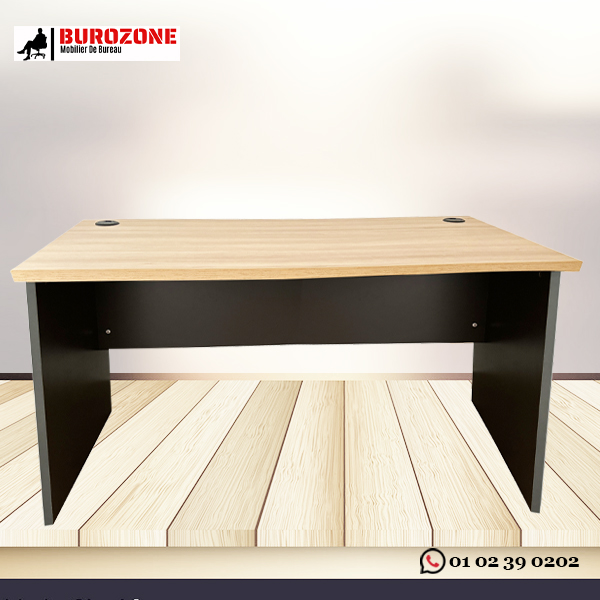 Bureau agent  économique simple beige - 140*70*75cm
