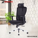 Fauteuil agent/directeur en filet noir