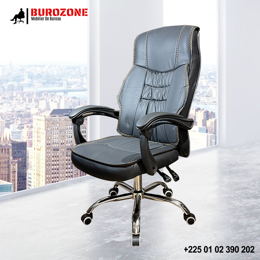 Fauteuil directeur en simili cuir