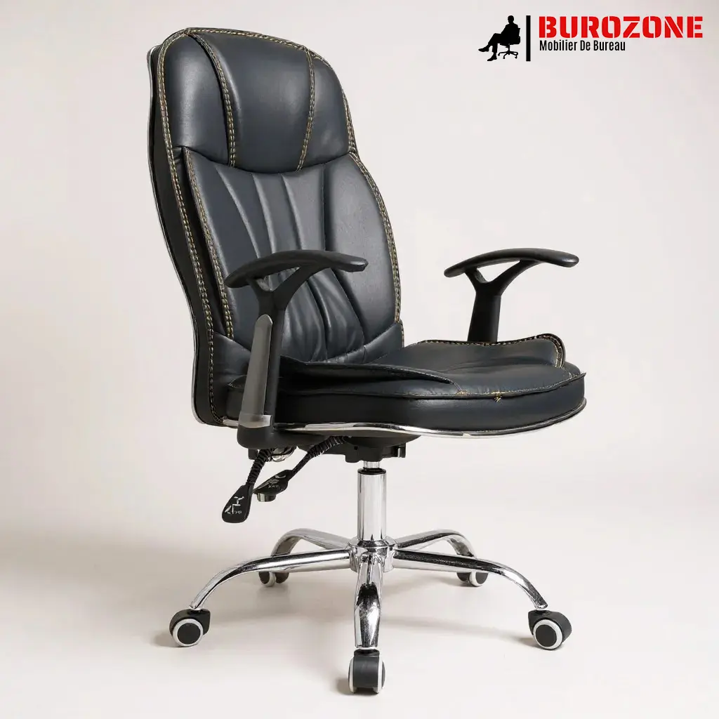 [5894] Fauteuil directeur en simili cuir