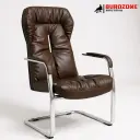 Chaise visiteur directeur simili cuir