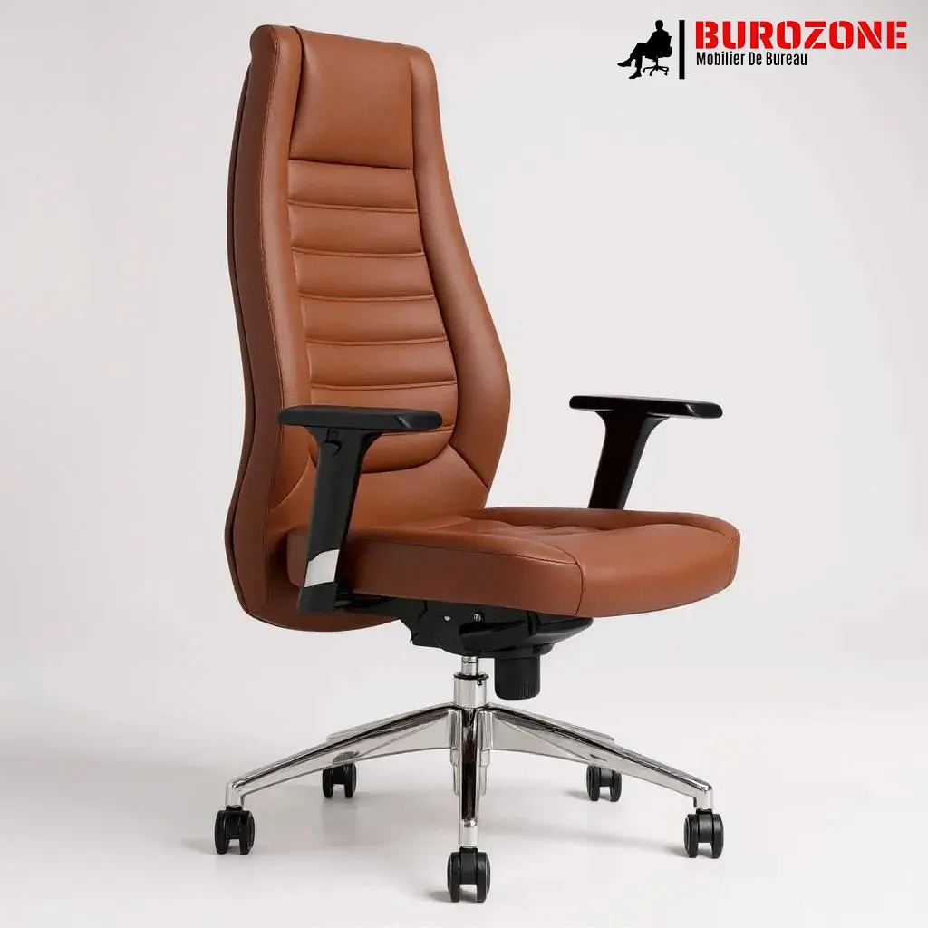 [D-007A-BR] Fauteuil directeur simili cuir
