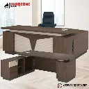 Bureau directeur + retour, 180*160*75cm