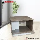 Petite table centrale brun/beige - 60*60*45cm