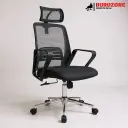 Fauteuil secrétaire/agent filet noir