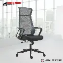 Fauteuil directeur/agent filet noir