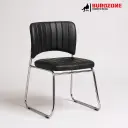 Chaise visiteur en simili cuir