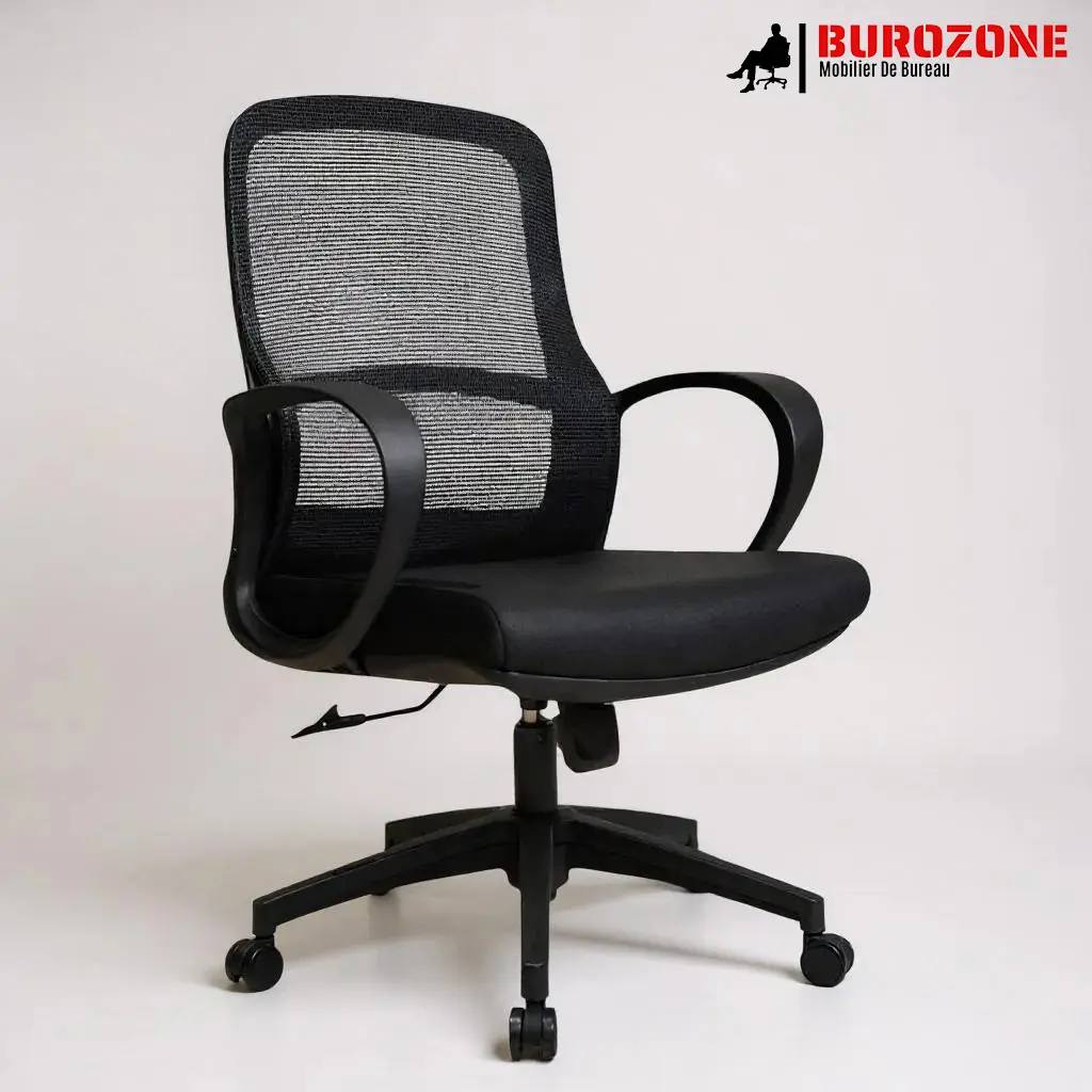 [B4003] Fauteuil secrétaire/agent en maille
