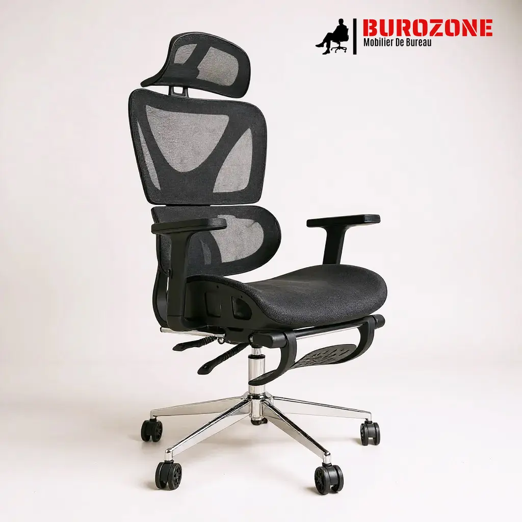 [SY-01] Fauteuil directeur/agent en filet noir