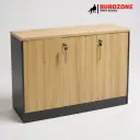 Petit placard 3 battants ouvrant beige, 120*40*75cm