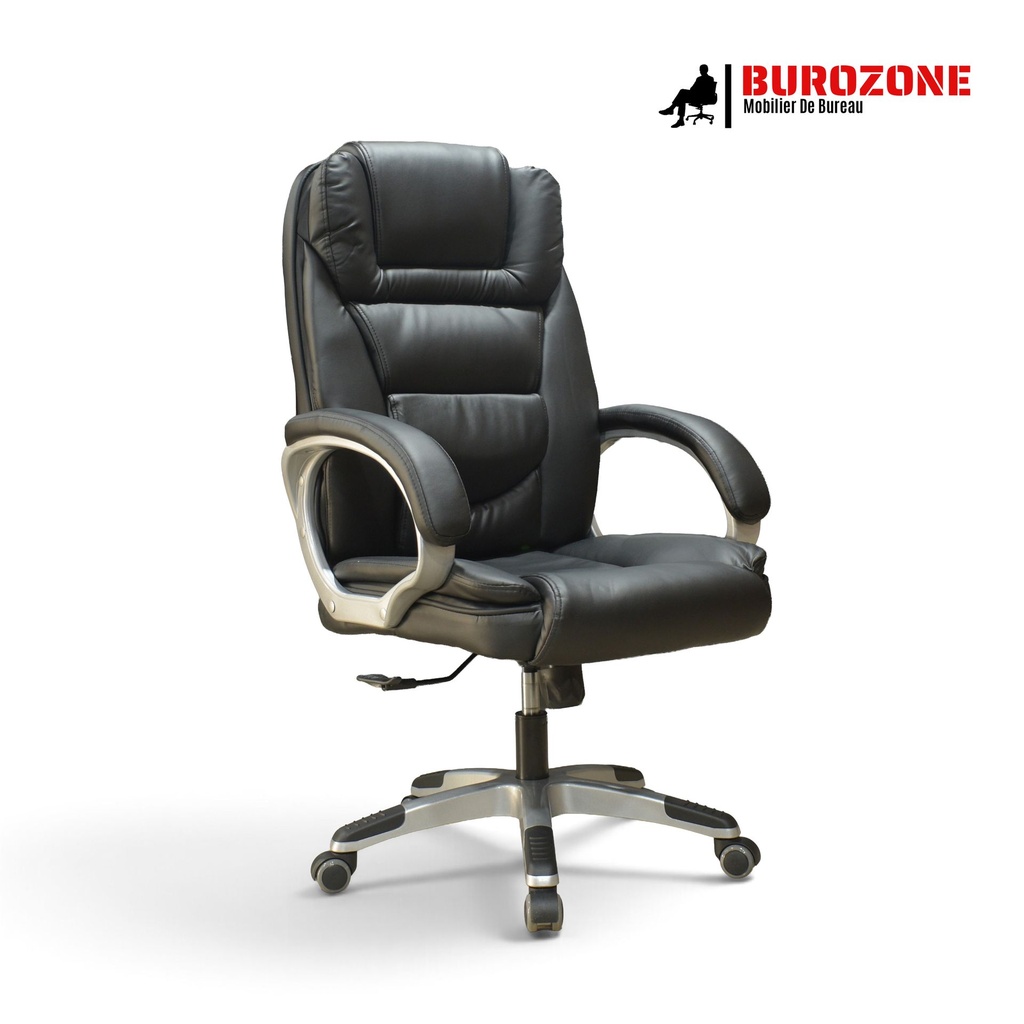 [OC101] Fauteuil directeur en simili cuir noir