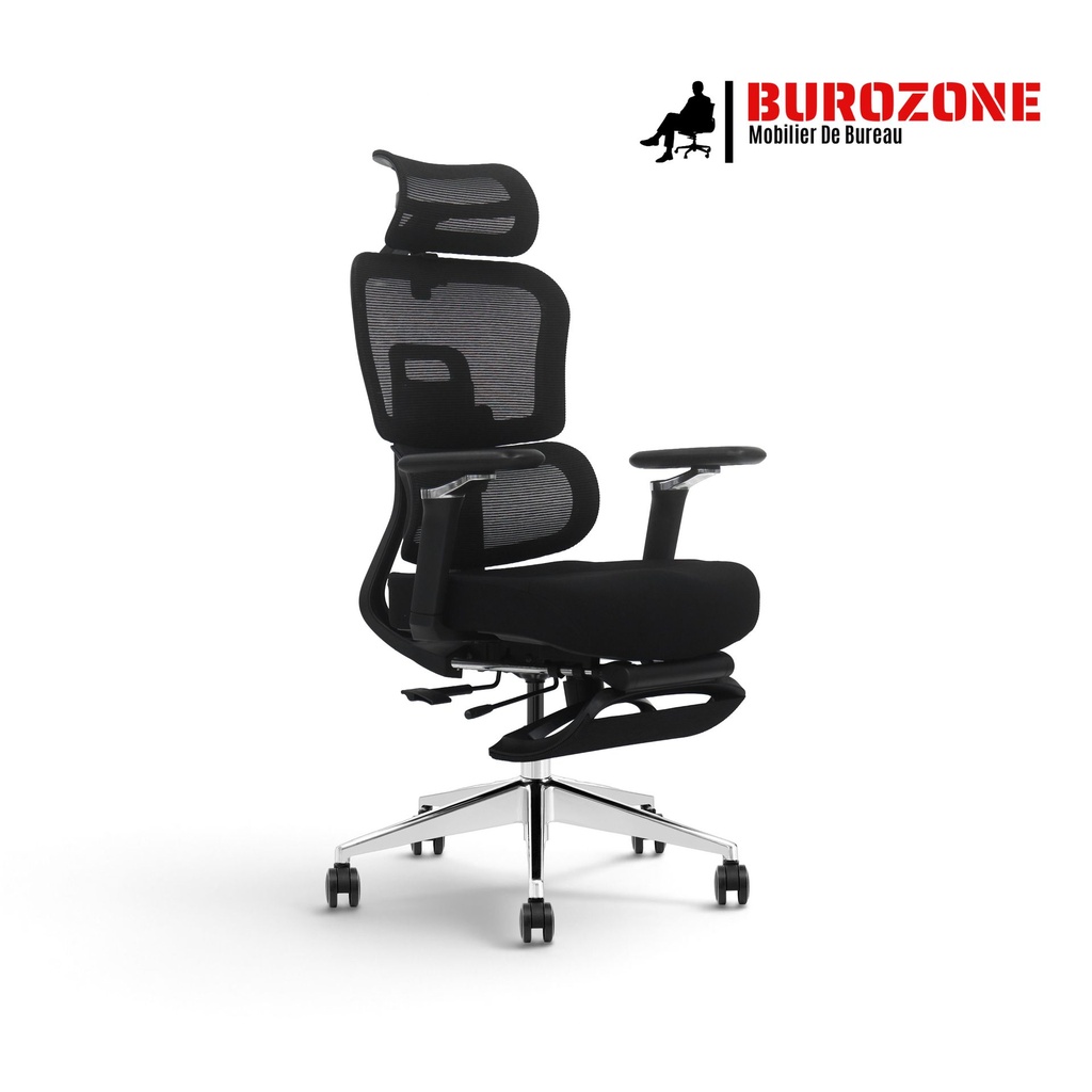 [GM7BHL02] Fauteuil directeur/agent en tissu noir