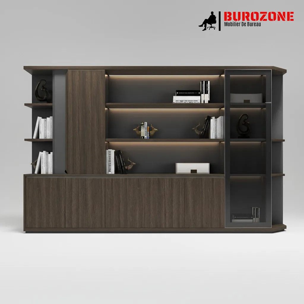 [SH301] Armoire bureau directeur 320x39x200cm
