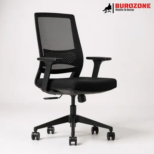 [GK3-BM-02] Fauteuil agent en filet noir
