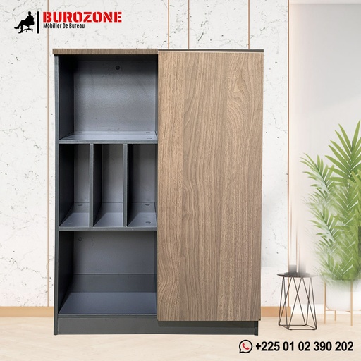 [WH-403-3] Placard un battant + étagère 80*40*120cm