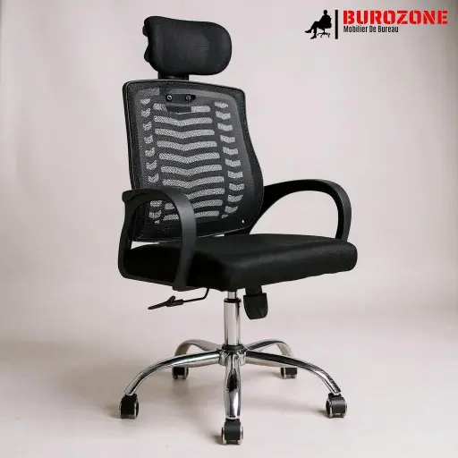 [5001] Fauteuil secrétaire/agent avec têtière