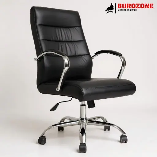 [BF-088] Fauteuil responsable en simili cuir