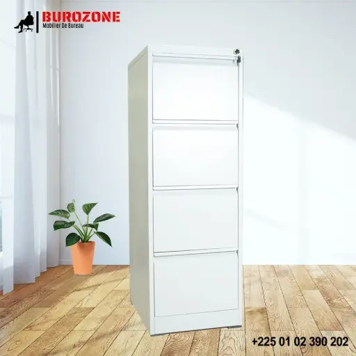 [AM-004] Armoire a dossier métallique 4 tiroirs 134*62*45cm
