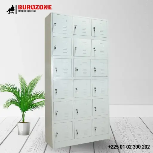 [PM-18] Placard métallique dix-huit portes 1800*900*390