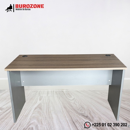 [D-071A-12-933] Bureau agent économique simple marron  120*60*75cm