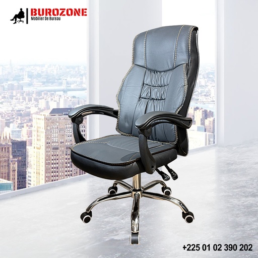 [5896B] Fauteuil directeur en simili cuir
