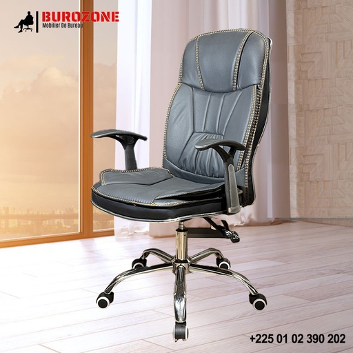 [5894] Fauteuil directeur en simili cuir