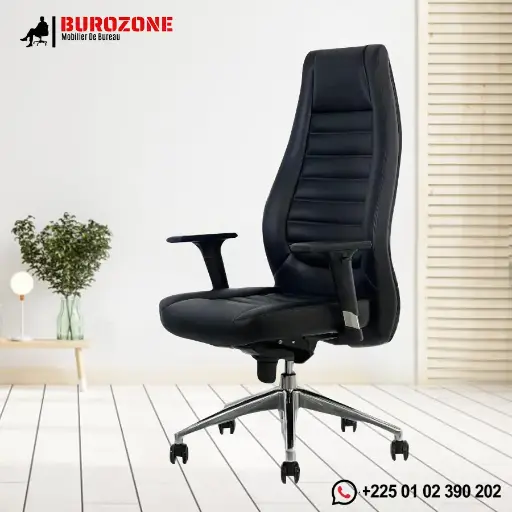 [D-007A-BL] Fauteuil directeur simili cuir