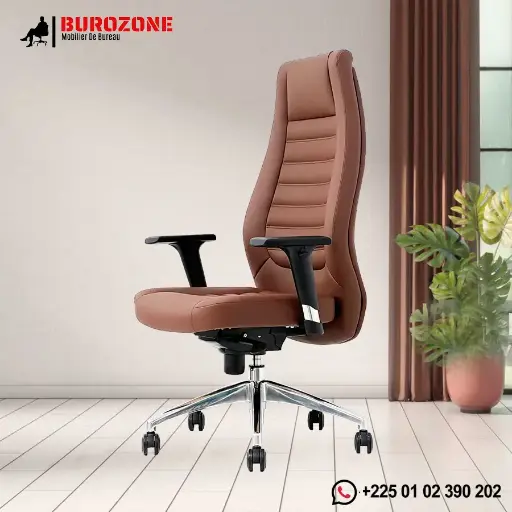 [D-007A-BR] Fauteuil directeur simili cuir