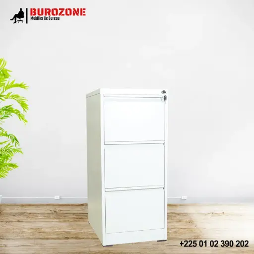 [AM-003] Armoire a dossier métallique 3 tiroirs 104*62*45cm